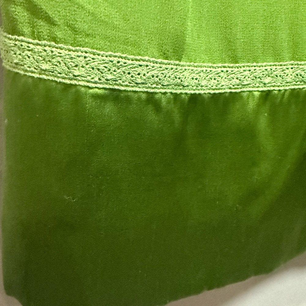 Laundry‎ By Shelli Segal Silk Green Dress Y2K, Size 8 - Picture 6 of 9